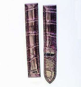 Cartier  Alligator Strap Purple 15*14